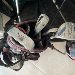 Kids golf set with bag